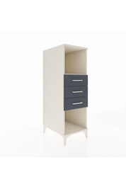 Kronos Dolap Tek Raflı 3 Çekmeceli 44x59x134 - S82M117V2C