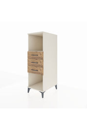 Kronos Dolap Tek Raflı 3 Çekmeceli 44x59x134 - S82M117V3C