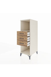 Kronos Dolap Tek Raflı 3 Çekmeceli 44x59x134 - S82M117V3C