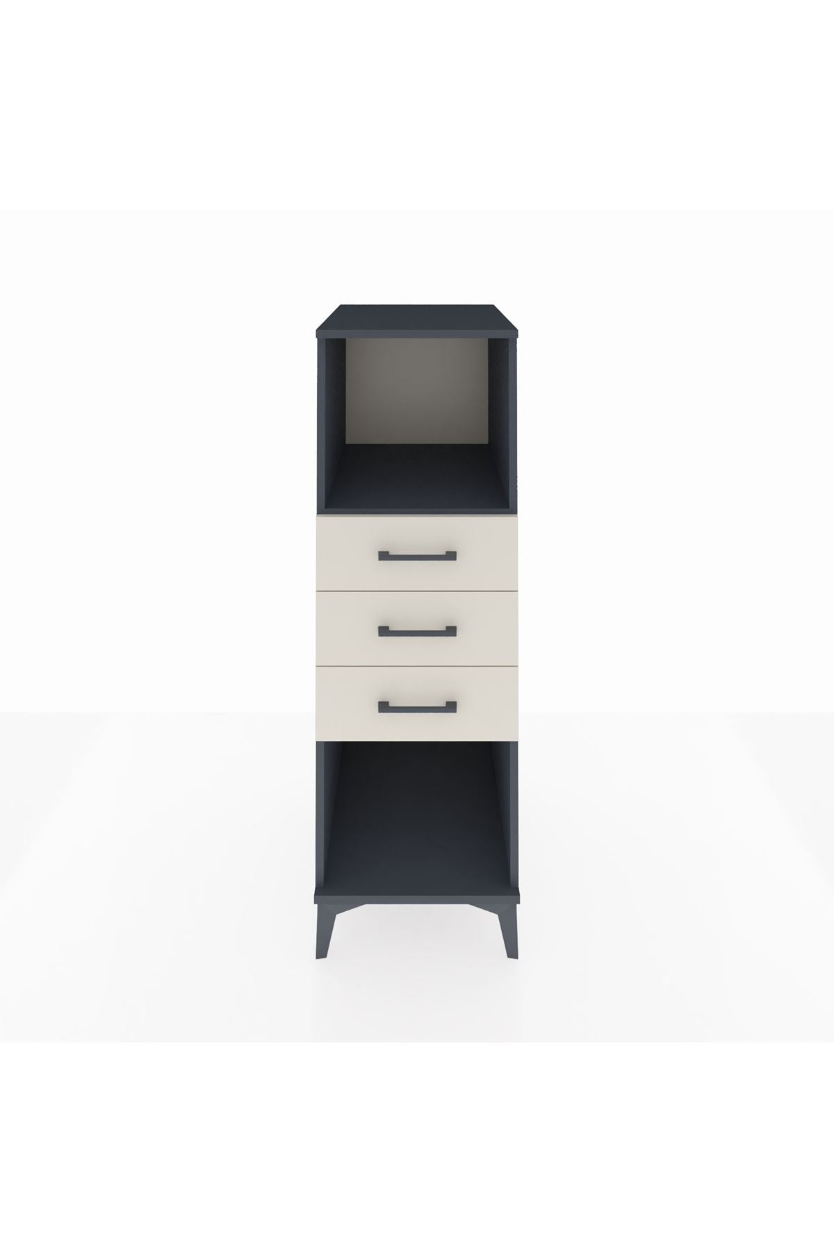 Kronos Dolap Tek Raflı 3 Çekmeceli 44x59x134 - S82M117V4C