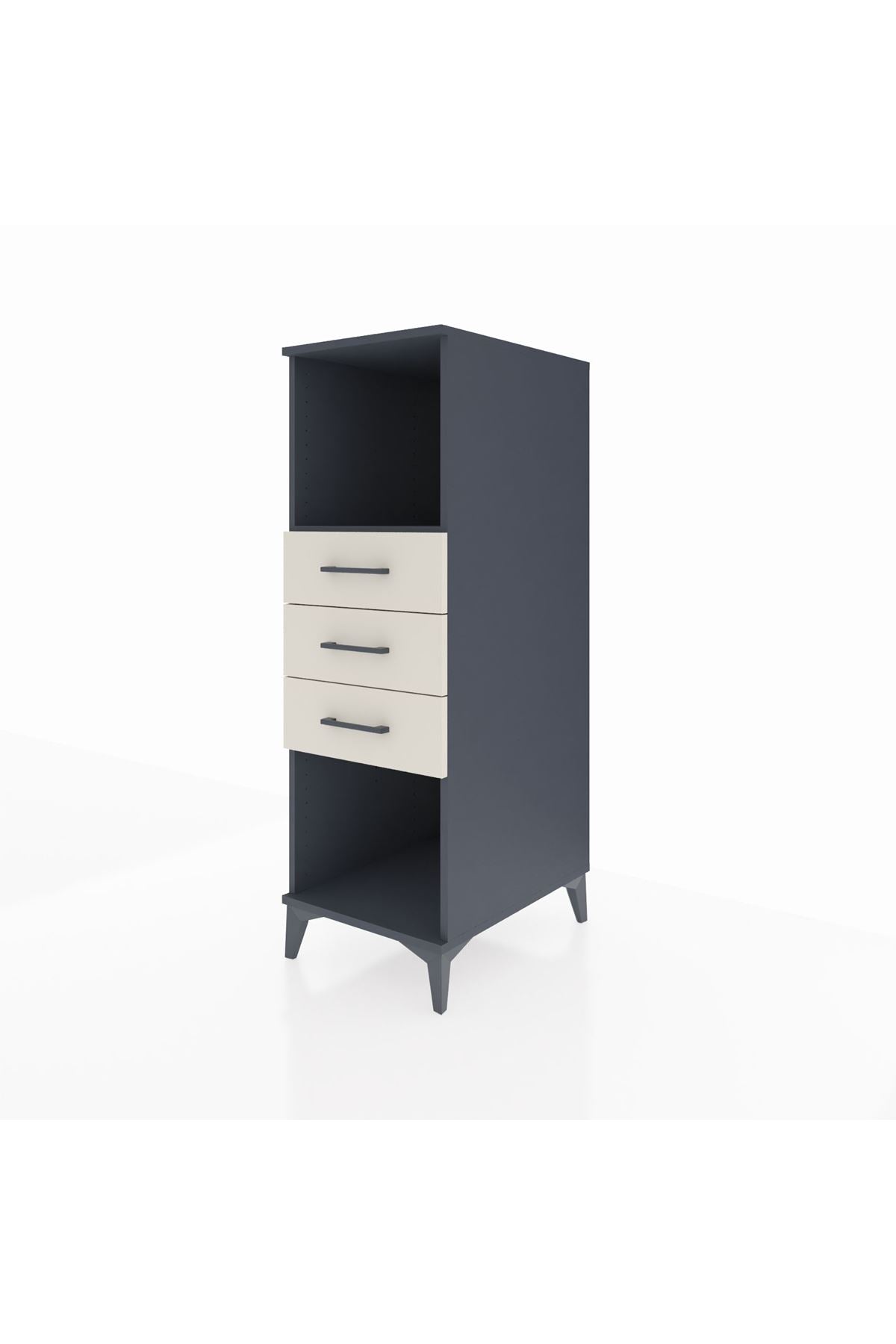 Kronos Dolap Tek Raflı 3 Çekmeceli 44x59x134 - S82M117V4C