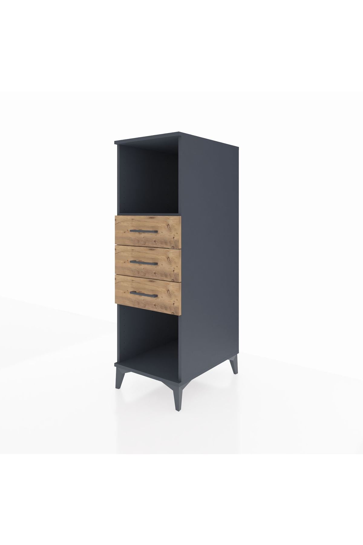 Kronos Dolap Tek Raflı 3 Çekmeceli 44x59x134 - S82M117V6C