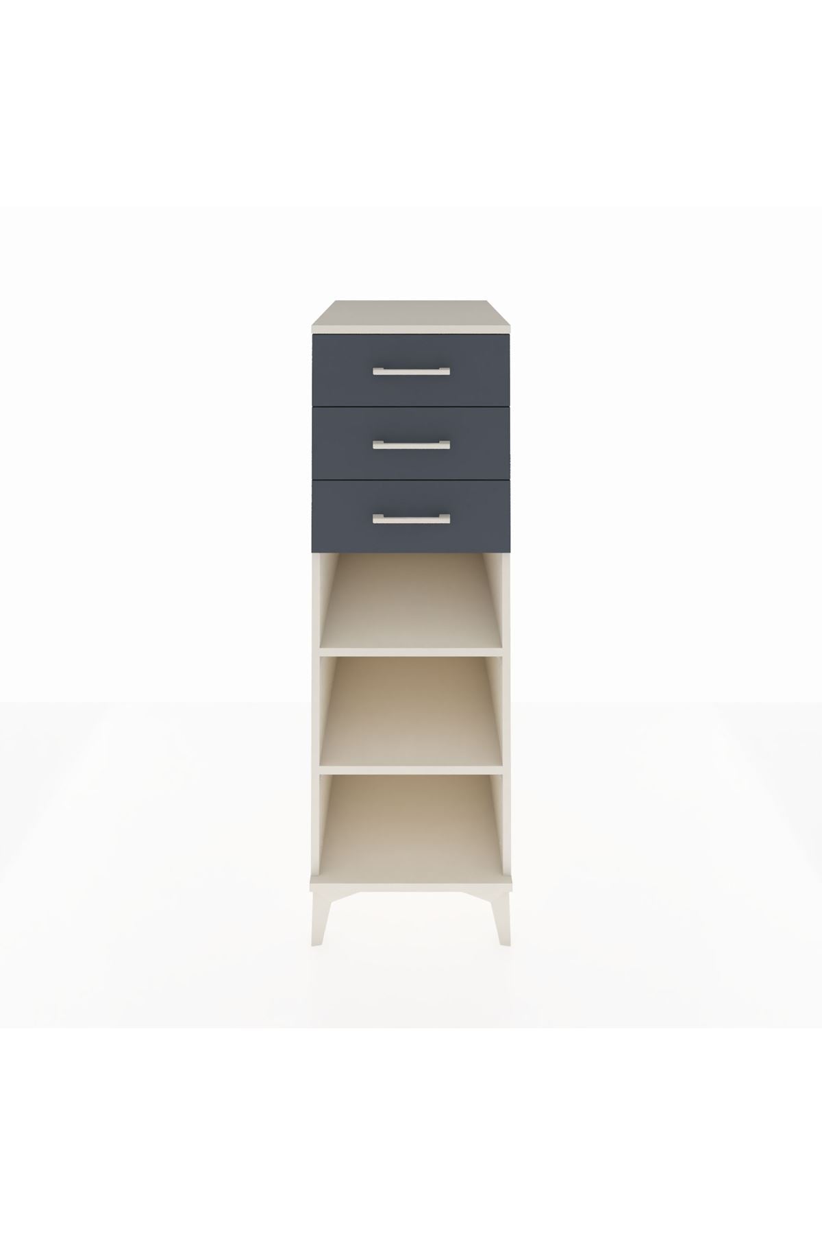 Kronos Dolap 2 Raflı 3 Çekmeceli 44x59x134 - S82M118V2C