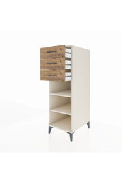 Kronos Dolap 2 Raflı 3 Çekmeceli 44x59x134 - S82M118V3C