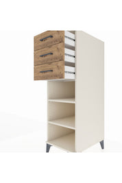 Kronos Dolap 2 Raflı 3 Çekmeceli 44x59x134 - S82M118V3C