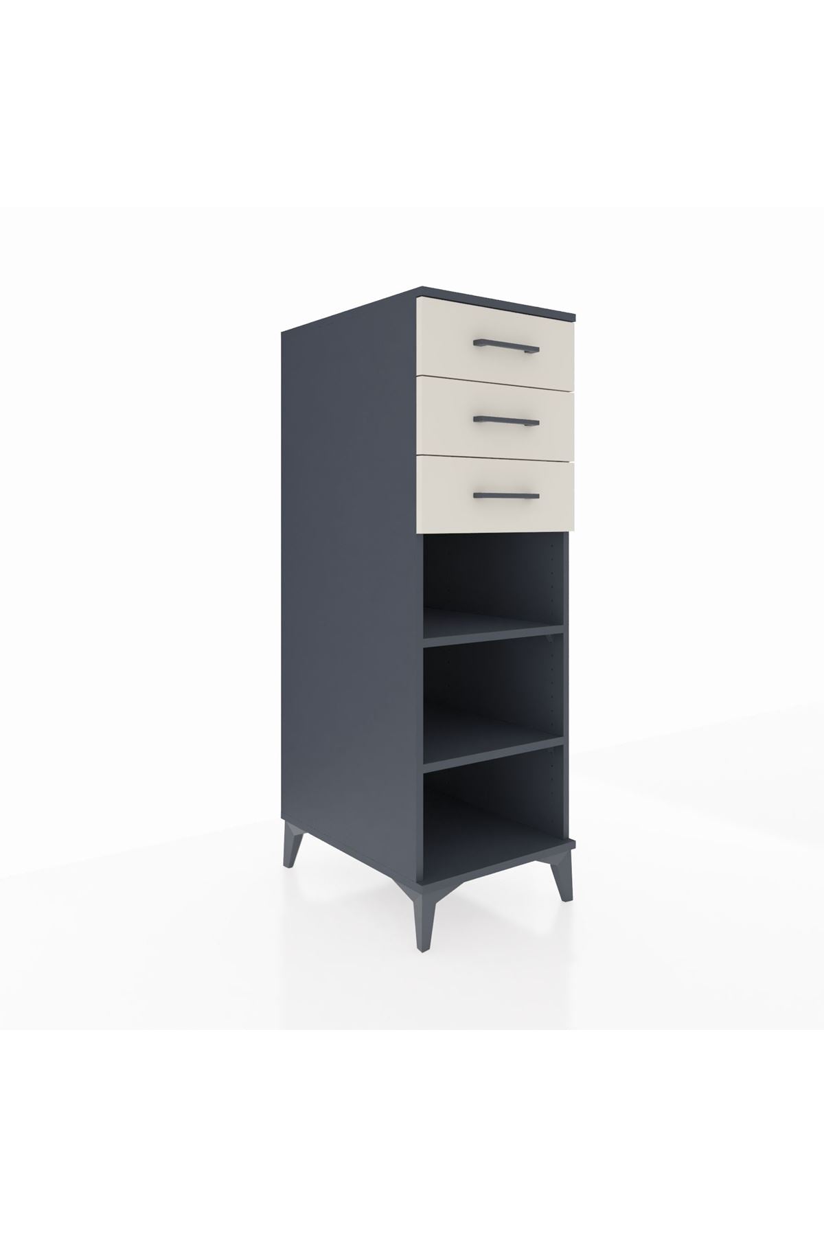 Kronos Dolap 2 Raflı 3 Çekmeceli 44x59x134 - S82M118V4C