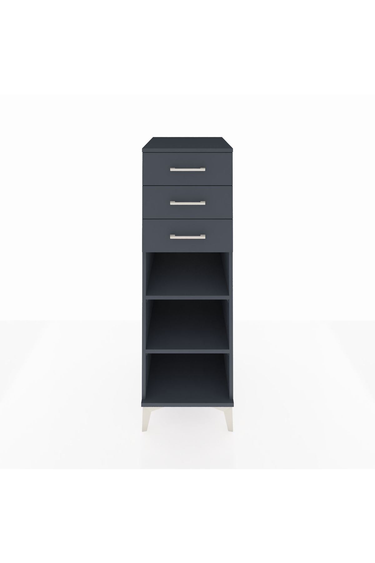 Kronos Dolap 2 Raflı 3 Çekmeceli 44x59x134 - S82M118V5C