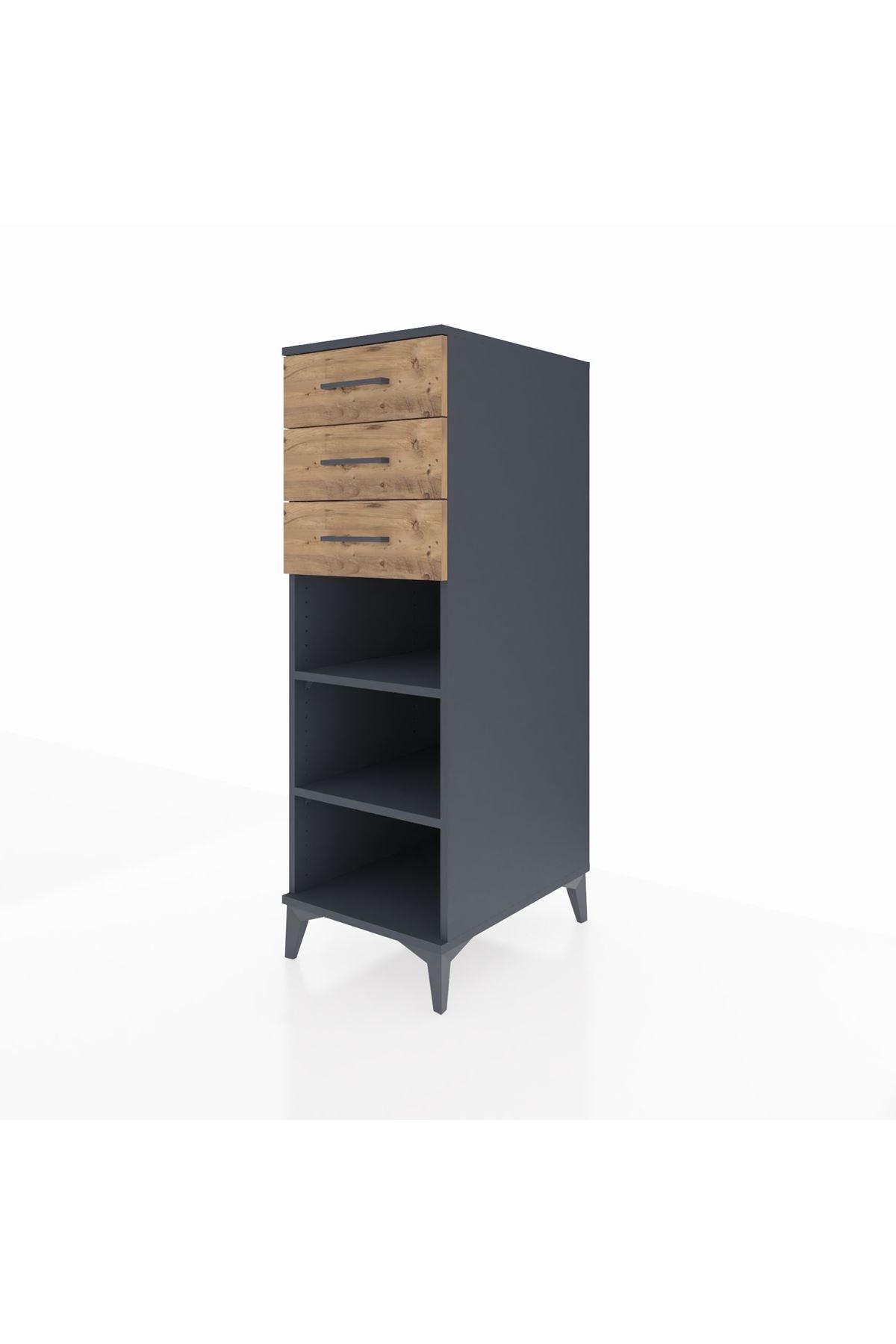 Kronos Dolap 2 Raflı 3 Çekmeceli 44x59x134 - S82M118V6C