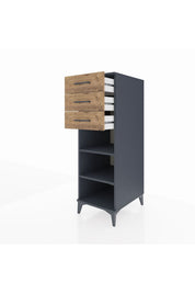 Kronos Dolap 2 Raflı 3 Çekmeceli 44x59x134 - S82M118V6C