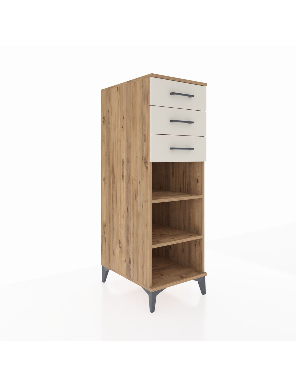 Kronos Dolap 2 Raflı 3 Çekmeceli 44x59x134 - S82M118V7C