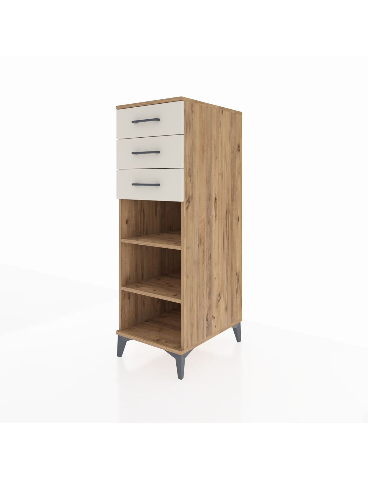 Kronos Dolap 2 Raflı 3 Çekmeceli 44x59x134 - S82M118V7C