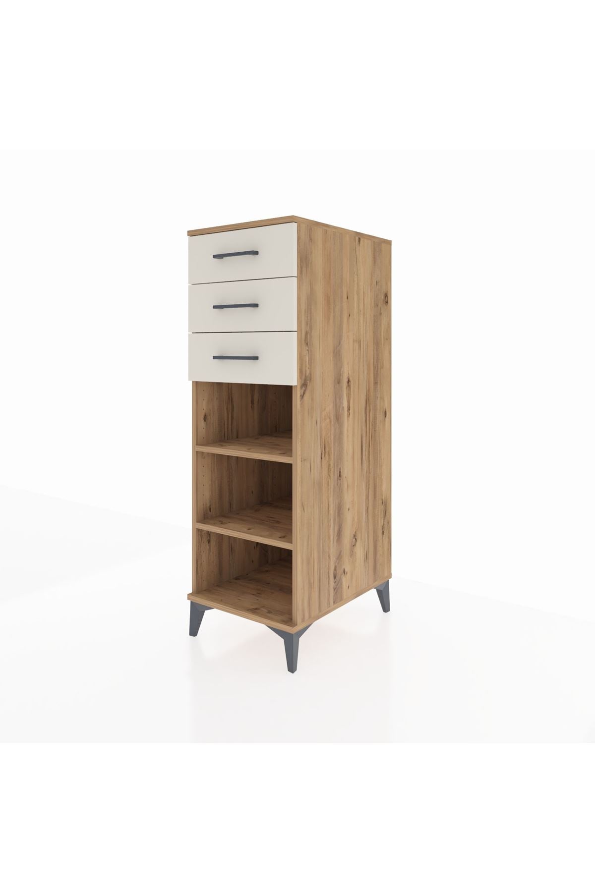 Kronos Dolap 2 Raflı 3 Çekmeceli 44x59x134 - S82M118V7C