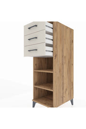 Kronos Dolap 2 Raflı 3 Çekmeceli 44x59x134 - S82M118V7C