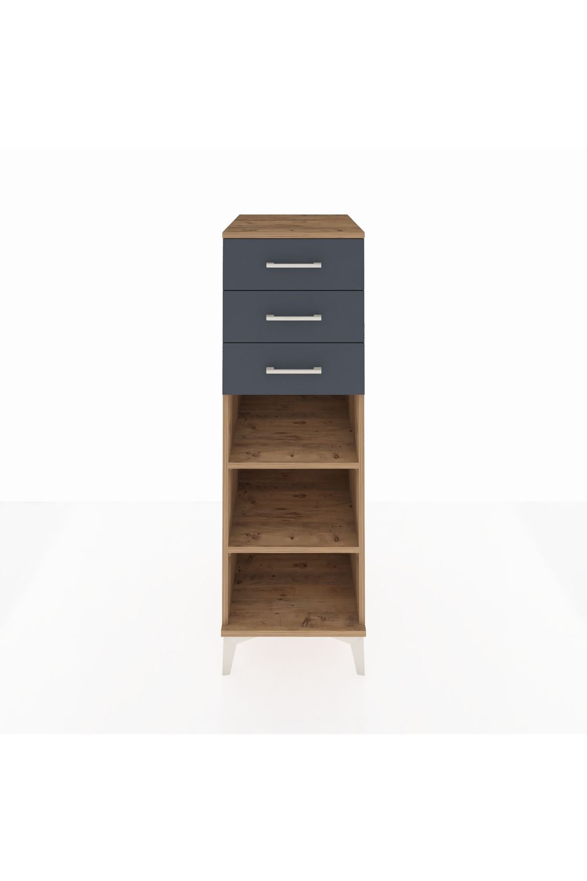 Kronos Dolap 2 Raflı 3 Çekmeceli 44x59x134 - S82M118V8C