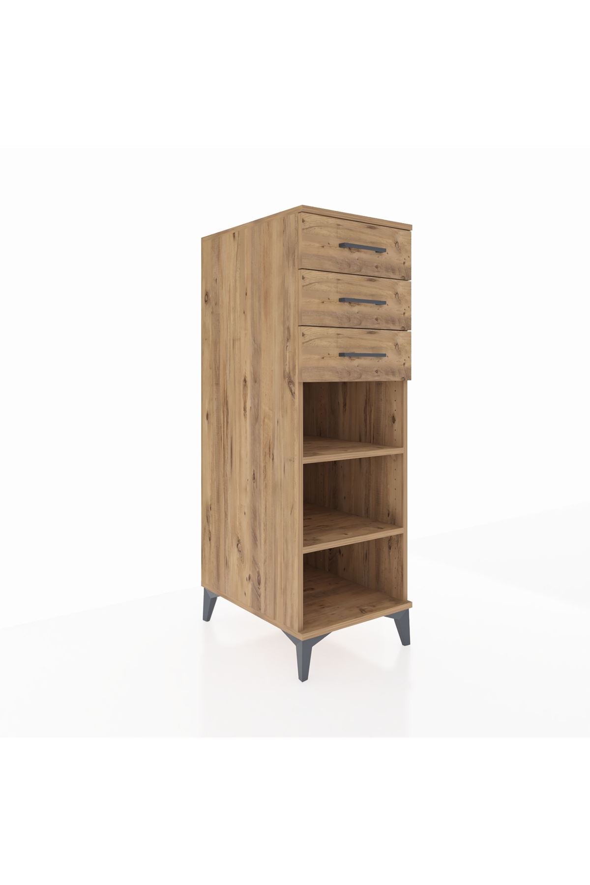 Kronos Dolap 2 Raflı 3 Çekmeceli 44x59x134 - S82M118V9C