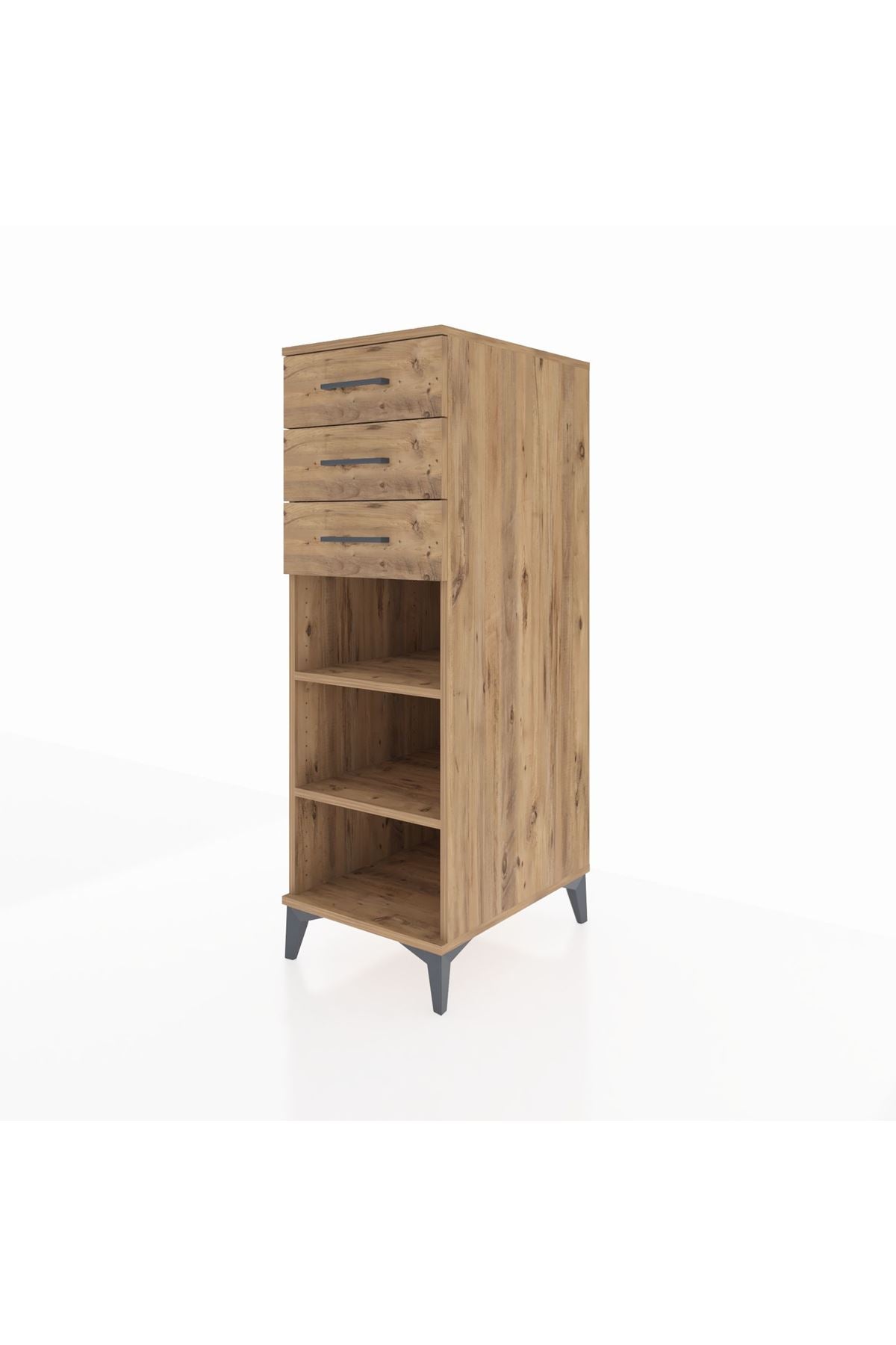 Kronos Dolap 2 Raflı 3 Çekmeceli 44x59x134 - S82M118V9C