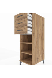 Kronos Dolap 2 Raflı 3 Çekmeceli 44x59x134 - S82M118V9C
