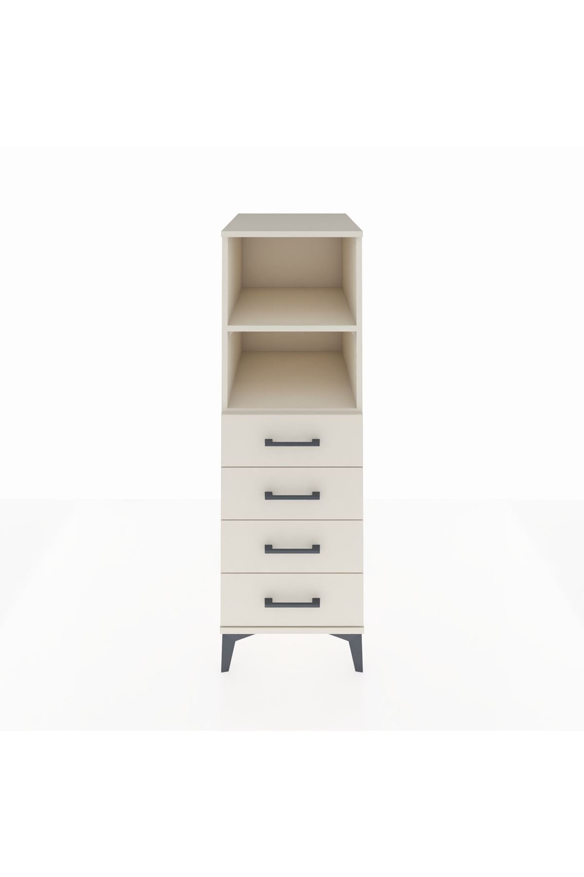 Kronos Dolap 2 Raflı 4 Çekmeceli 44x59x134 - S82M119V1C