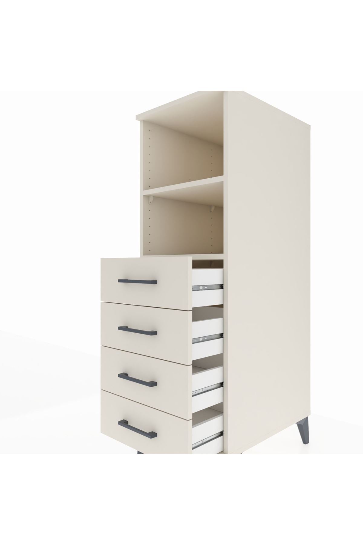 Kronos Dolap 2 Raflı 4 Çekmeceli 44x59x134 - S82M119V1C