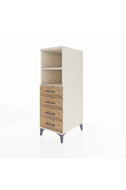 Kronos Dolap 2 Raflı 4 Çekmeceli 44x59x134 - S82M119V3C