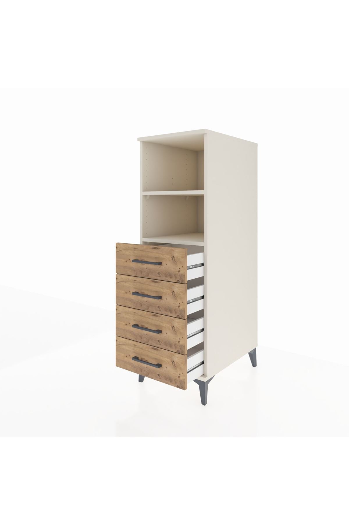 Kronos Dolap 2 Raflı 4 Çekmeceli 44x59x134 - S82M119V3C