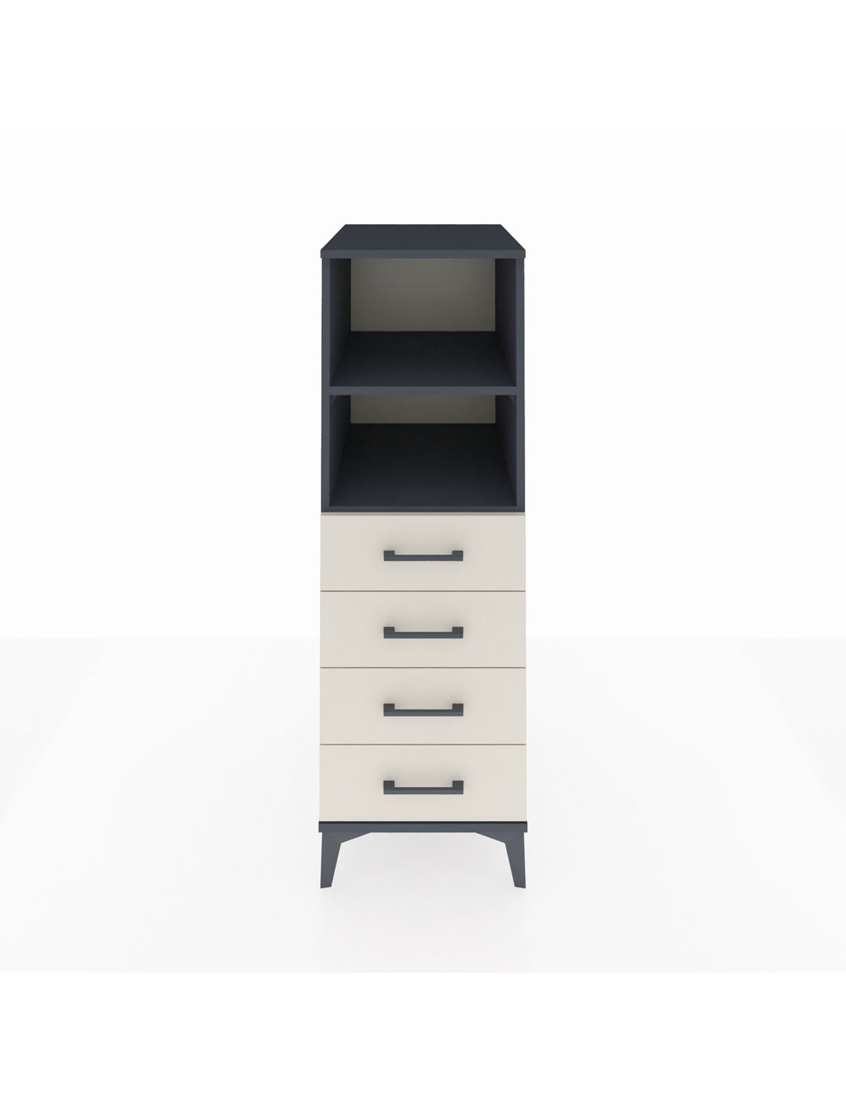 Kronos Dolap 2 Raflı 4 Çekmeceli 44x59x134 - S82M119V4C