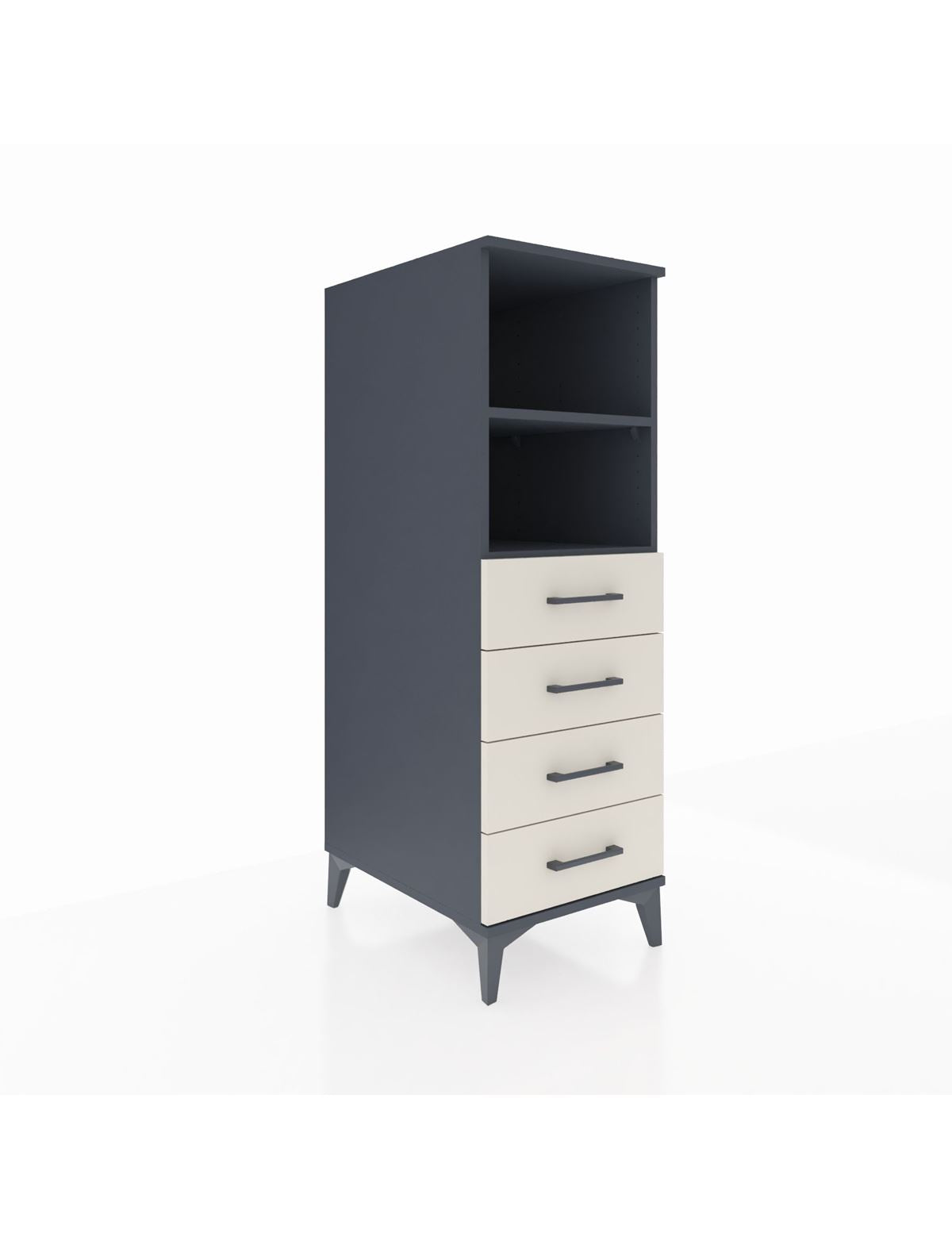 Kronos Dolap 2 Raflı 4 Çekmeceli 44x59x134 - S82M119V4C