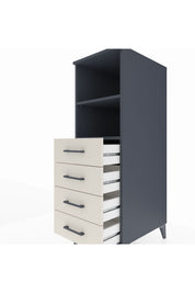 Kronos Dolap 2 Raflı 4 Çekmeceli 44x59x134 - S82M119V4C