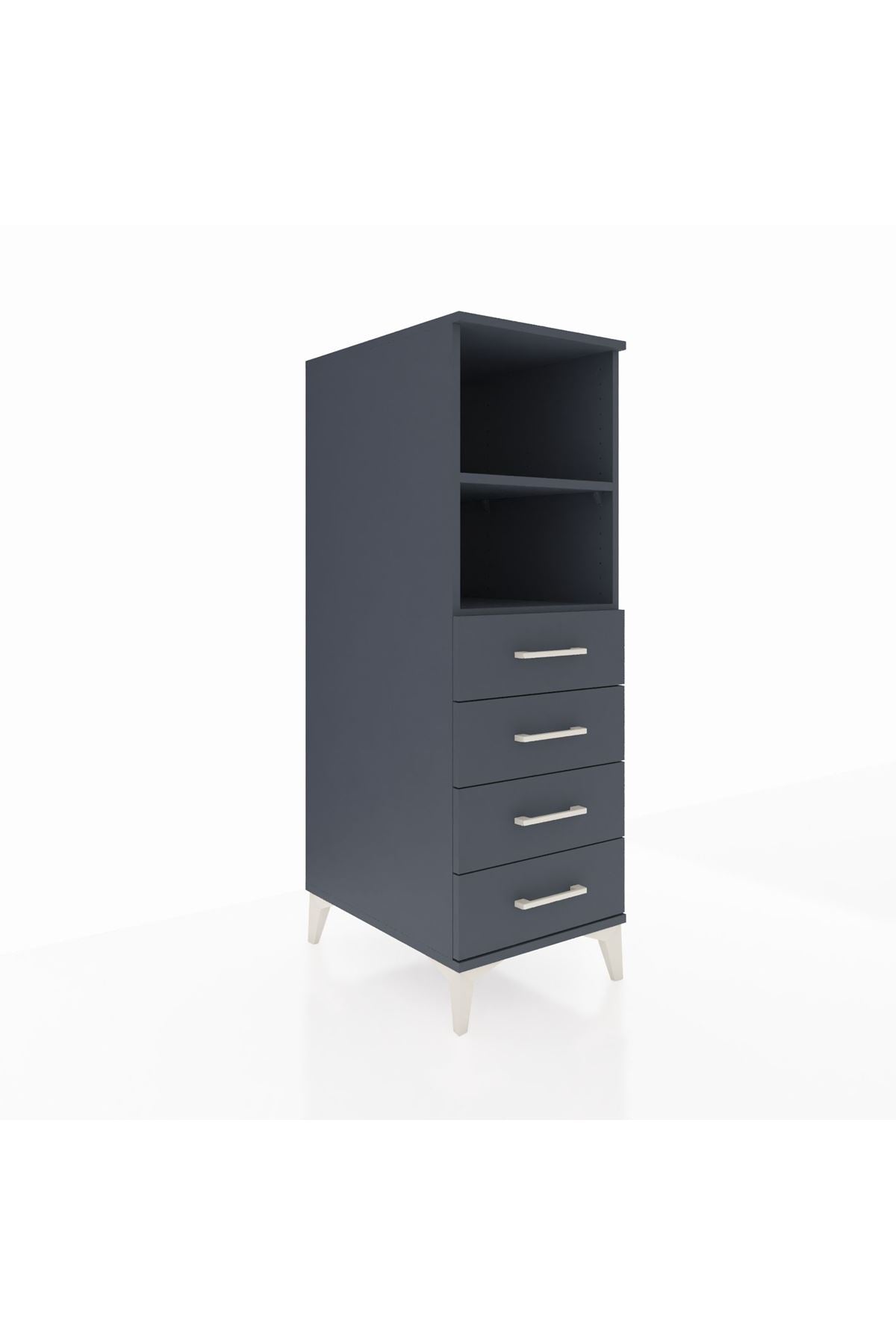 Kronos Dolap 2 Raflı 4 Çekmeceli 44x59x134 - S82M119V5C
