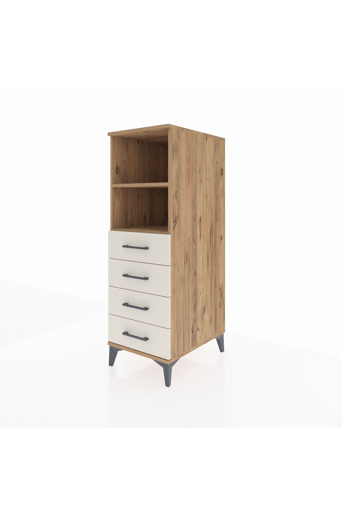 Kronos Dolap 2 Raflı 4 Çekmeceli 44x59x134 - S82M119V7C