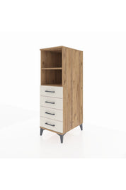 Kronos Dolap 2 Raflı 4 Çekmeceli 44x59x134 - S82M119V7C