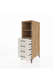 Kronos Dolap 2 Raflı 4 Çekmeceli 44x59x134 - S82M119V7C