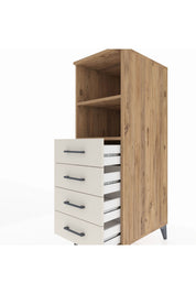 Kronos Dolap 2 Raflı 4 Çekmeceli 44x59x134 - S82M119V7C