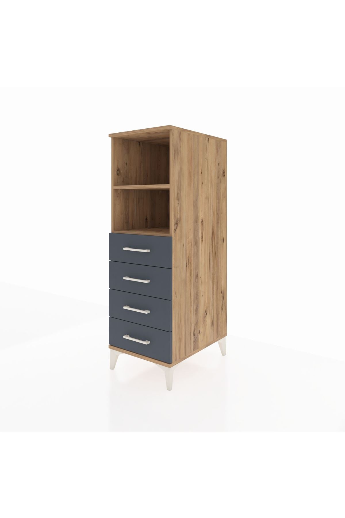 Kronos Dolap 2 Raflı 4 Çekmeceli 44x59x134 - S82M119V8C