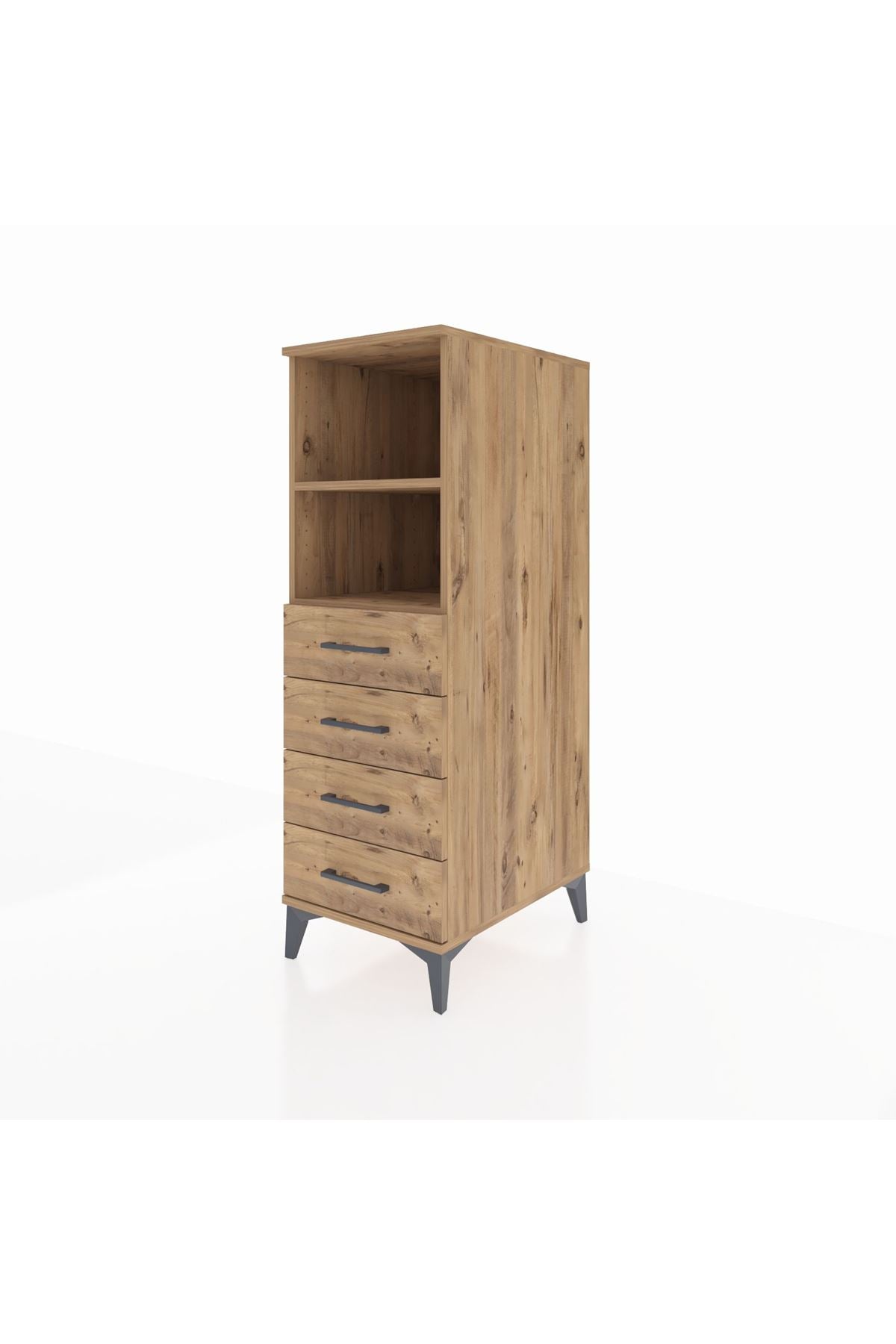 Kronos Dolap 2 Raflı 4 Çekmeceli 44x59x134 - S82M119V9C