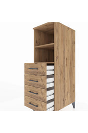 Kronos Dolap 2 Raflı 4 Çekmeceli 44x59x134 - S82M119V9C