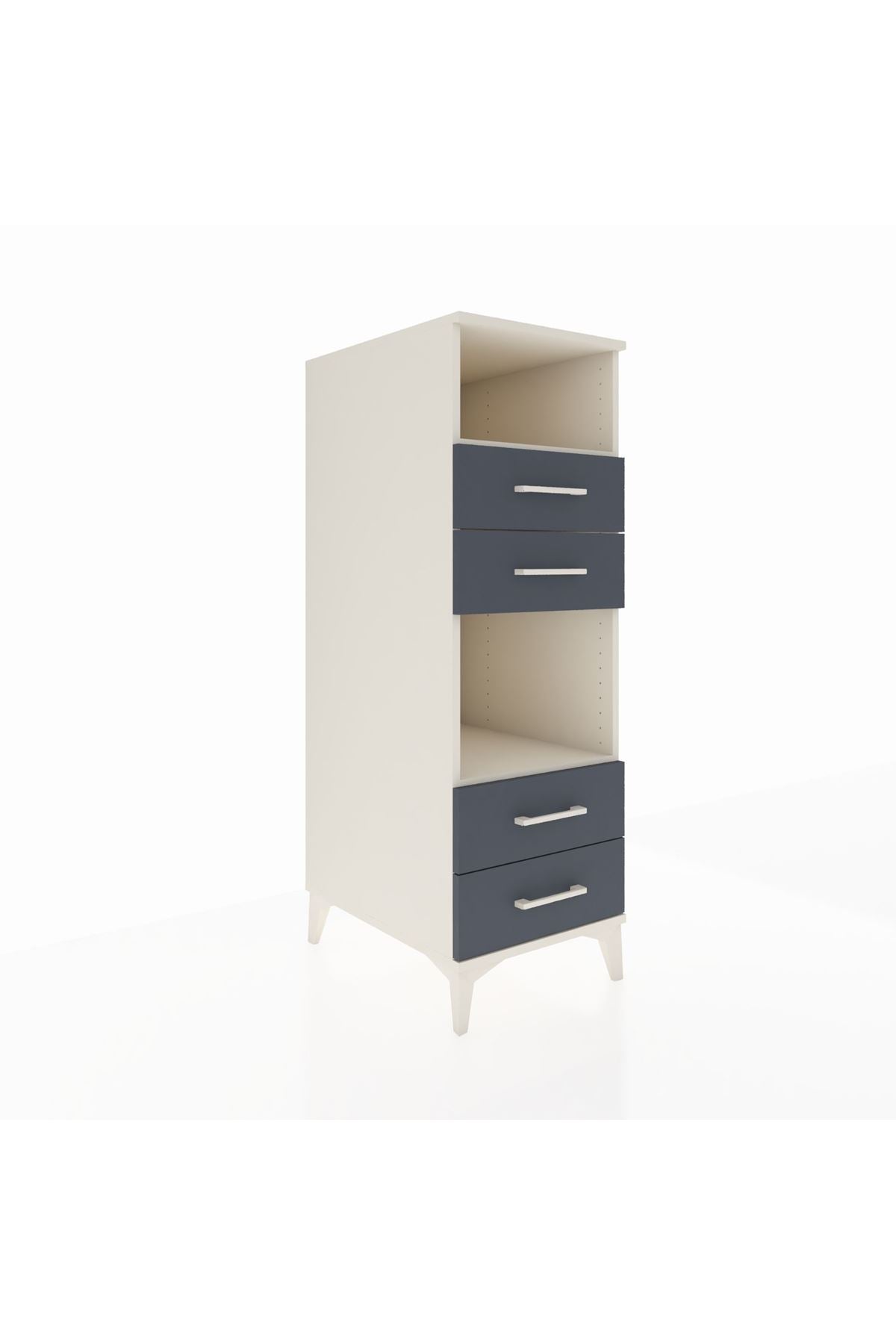 Kronos Dolap 2 Raflı 4 Çekmeceli 44x59x134 - S82M120V2C