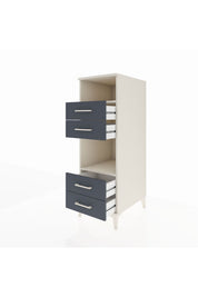 Kronos Dolap 2 Raflı 4 Çekmeceli 44x59x134 - S82M120V2C