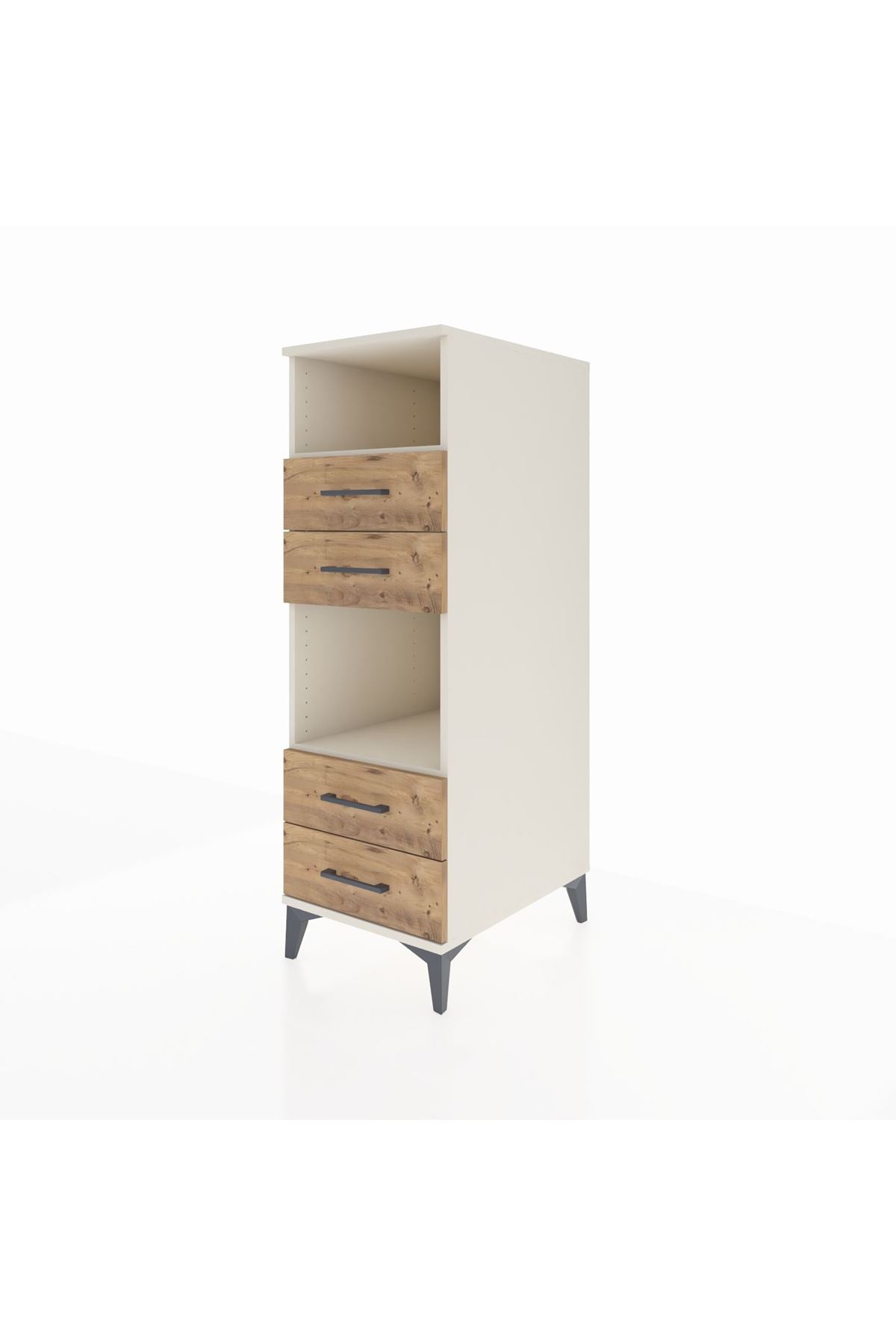 Kronos Dolap 2 Raflı 4 Çekmeceli 44x59x134 - S82M120V3C