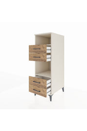 Kronos Dolap 2 Raflı 4 Çekmeceli 44x59x134 - S82M120V3C