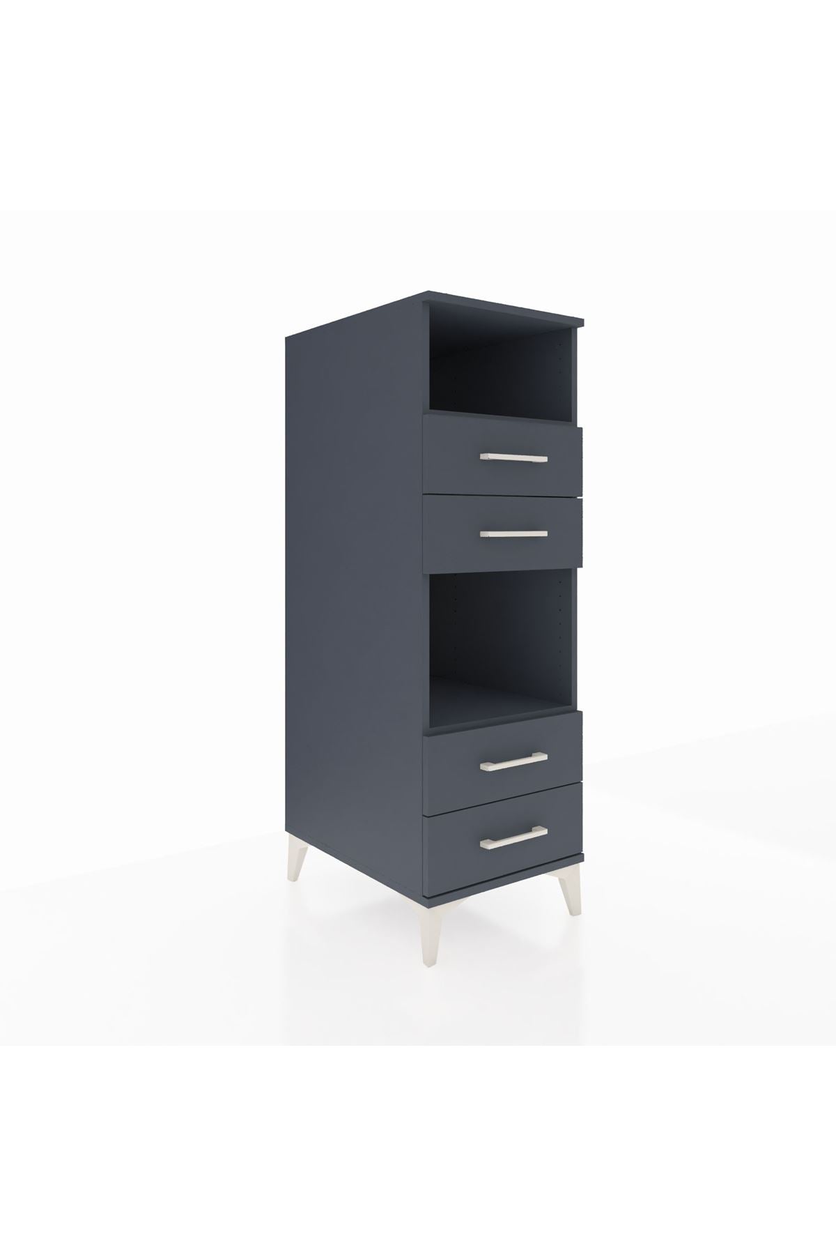 Kronos Dolap 2 Raflı 4 Çekmeceli 44x59x134 - S82M120V5C