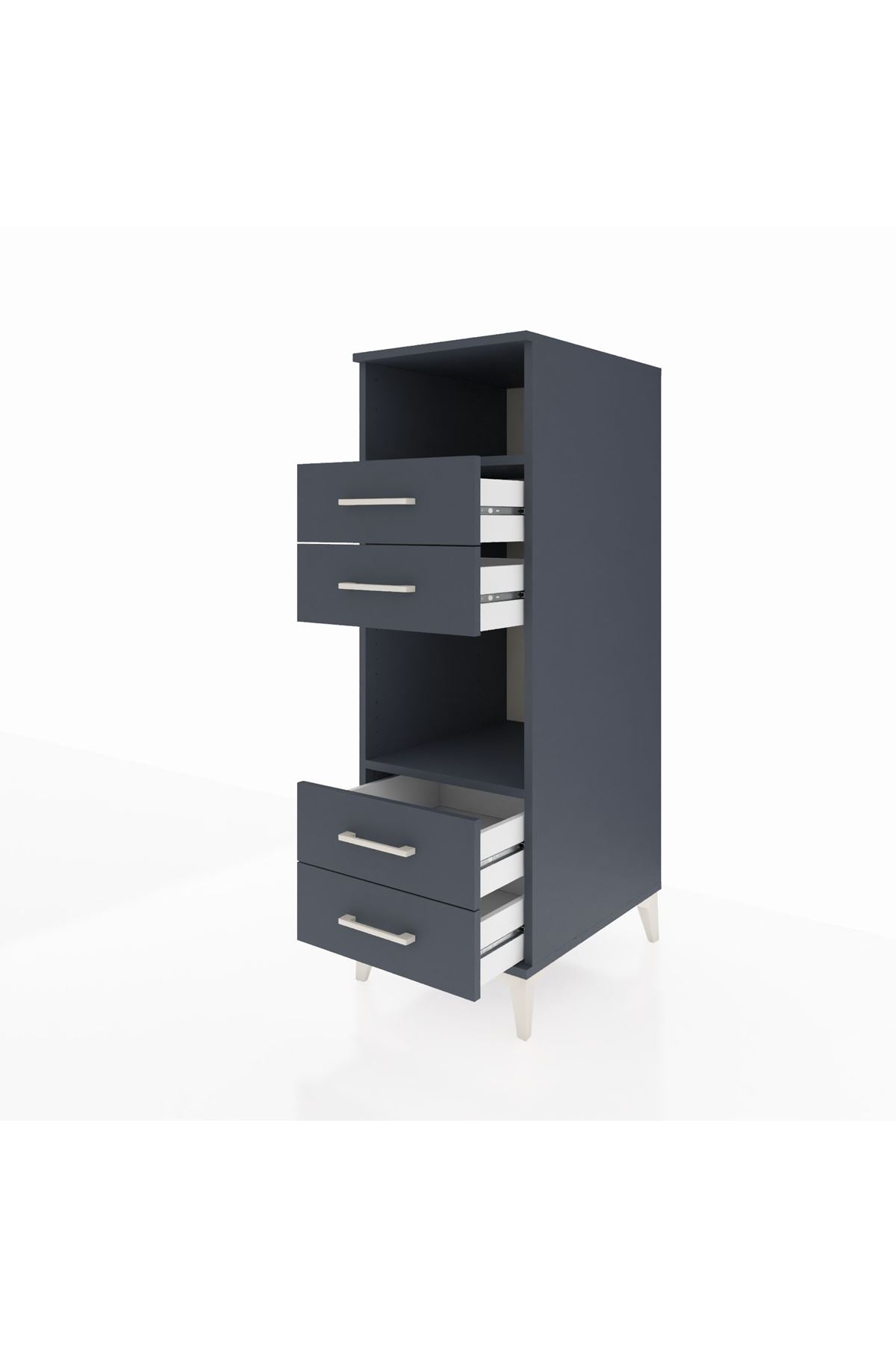 Kronos Dolap 2 Raflı 4 Çekmeceli 44x59x134 - S82M120V5C