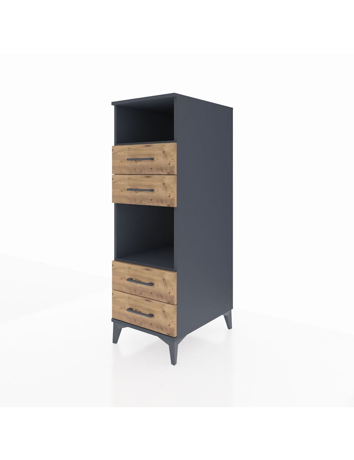 Kronos Dolap 2 Raflı 4 Çekmeceli 44x59x134 - S82M120V6C