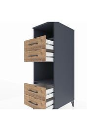 Kronos Dolap 2 Raflı 4 Çekmeceli 44x59x134 - S82M120V6C
