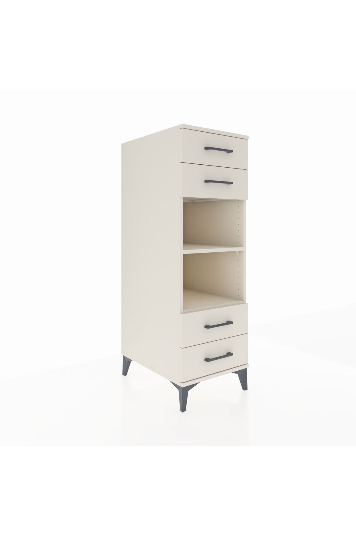 Kronos Dolap 2 Raflı 4 Çekmeceli 44x59x134 - S82M121V1C