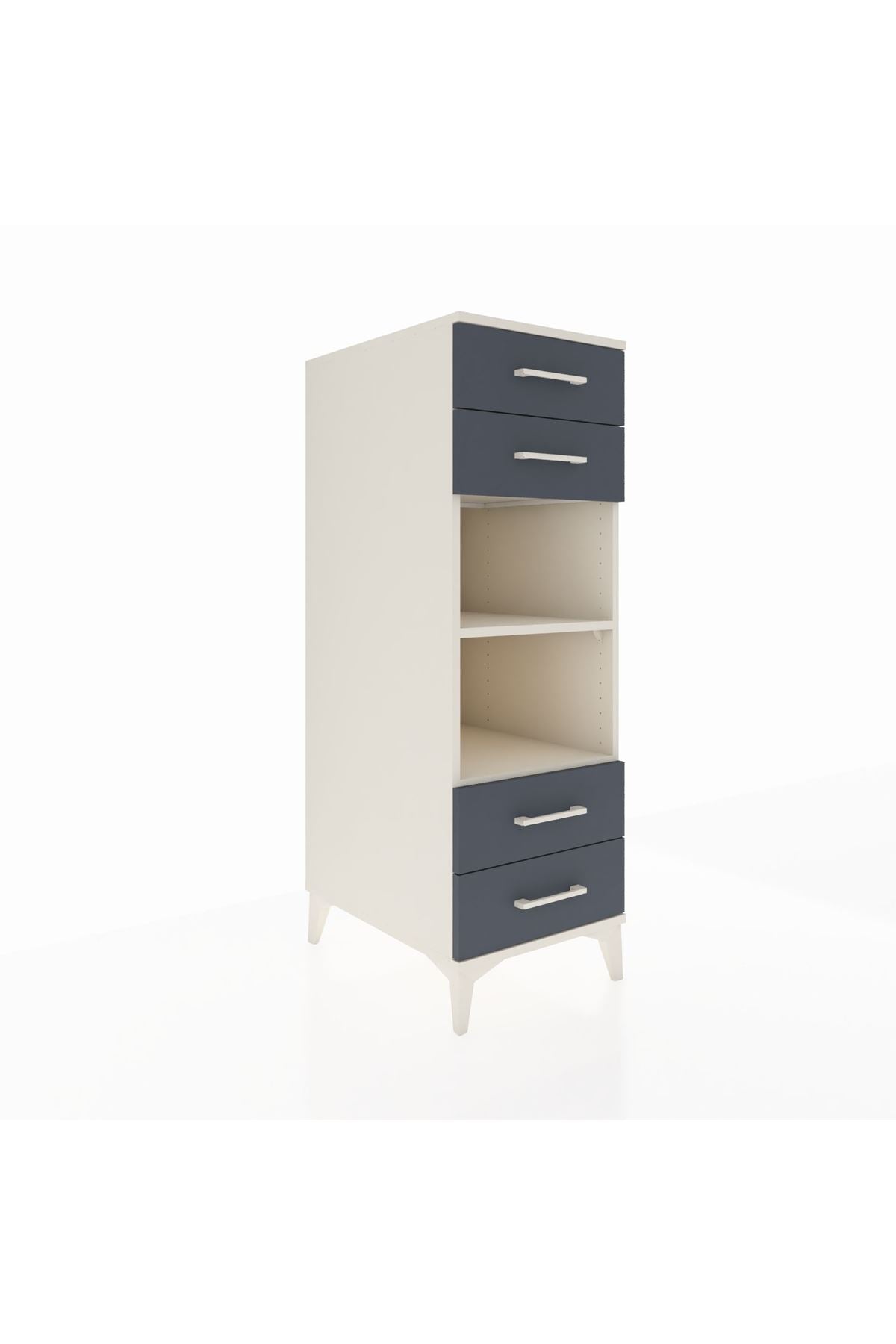 Kronos Dolap 2 Raflı 4 Çekmeceli 44x59x134 - S82M121V2C