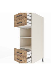 Kronos Dolap 2 Raflı 4 Çekmeceli 44x59x134 - S82M121V3C