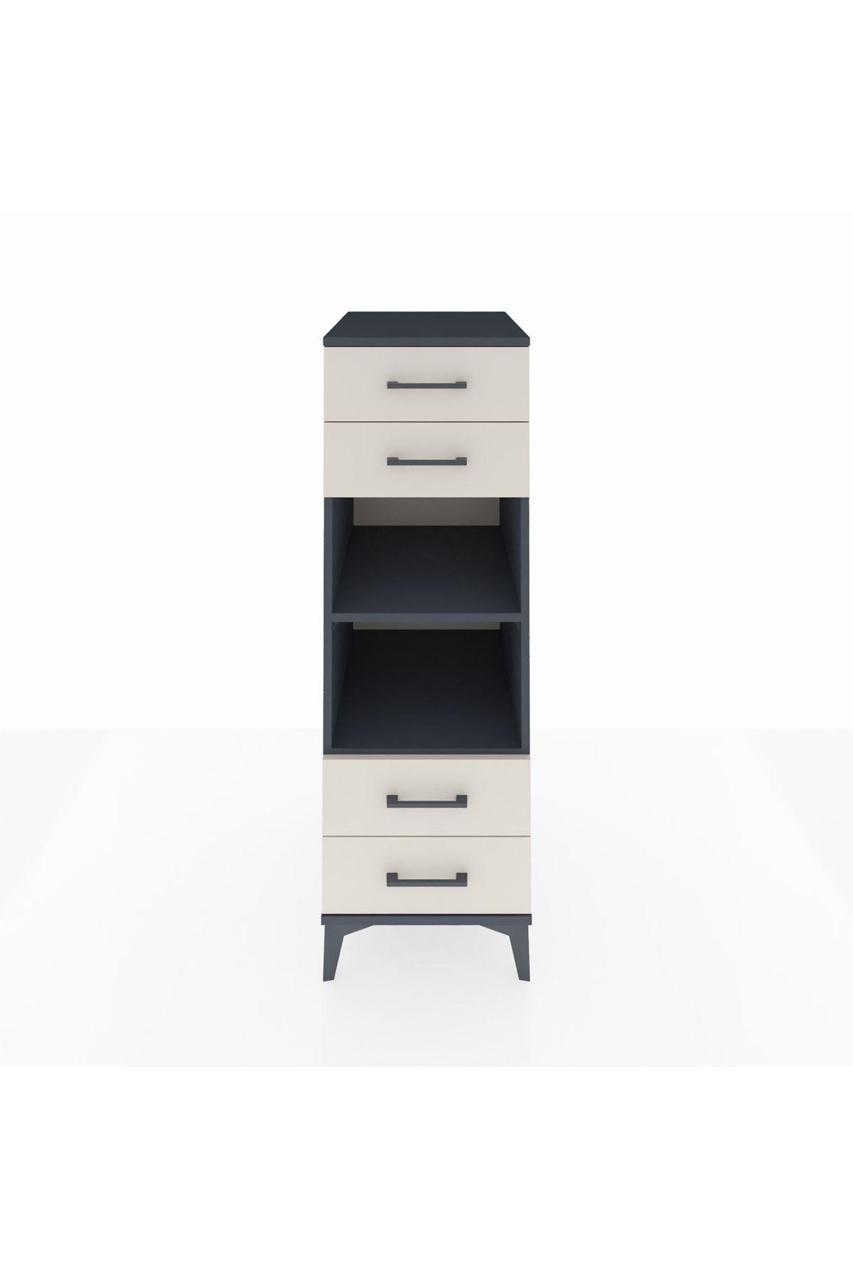 Kronos Dolap 2 Raflı 4 Çekmeceli 44x59x134 - S82M121V4C