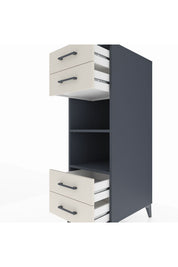 Kronos Dolap 2 Raflı 4 Çekmeceli 44x59x134 - S82M121V4C