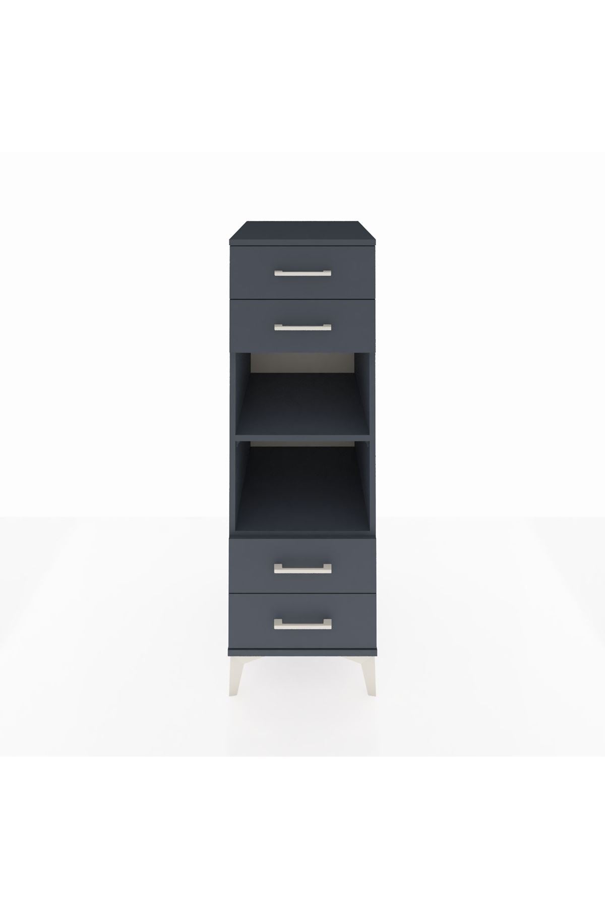 Kronos Dolap 2 Raflı 4 Çekmeceli 44x59x134 - S82M121V5C